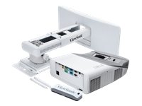 ViewSonic PS750W - Proyector DLP - 3300 ANSI lumens - WXGA (1280 x 800) - 16:10 - objetivo para distancias ultracortas