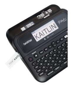 Brother P-Touch PT-D610BTVP - Etiquetadora - B/N - transferencia térmica - 24 mm de anchura - 180 x 360 ppp - hasta 30 mm/segundo - USB, Bluetooth - cortador - impresión de 7 líneas, impresión vertical, impresión en modo espejo, impresión multicopia