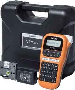 Brother P-Touch PT-E110VP - Etiquetadora - B/N - transferencia térmica - rollo (1,2 cm) - 180 ppp - hasta 20 mm/segundo - cortador - impresión de 2 líneas