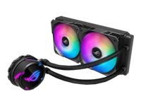 ASUS ROG STRIX LC 240 RGB - Sistema de refrigeración líquida del procesador - (para: LGA1156, LGA1366, LGA1155, LGA2011, LGA1150, LGA2011-3, LGA1151, AM4, LGA2066, TR4, LGA1200) - aluminio con base de cobre - 120 mm