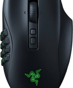 Razer Naga V2 Pro: Ratón MMO Inalámbrico con 20 Botones Programables e HyperScroll Pro