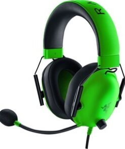 Razer BlackShark V2 X - Auricular - tamaño completo - cableado - conector de 3,5 mm - aislamiento de ruido - verde razer