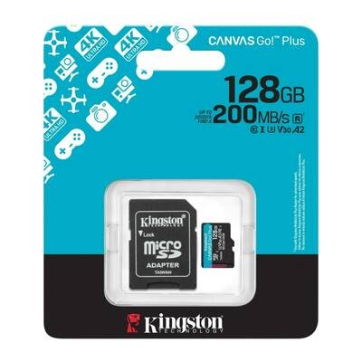 Kingston Canvas Go Plus 256GB microSDXC Memory Card 1 Kingston Canvas Go Plus 256GB microSDXC Memory Card