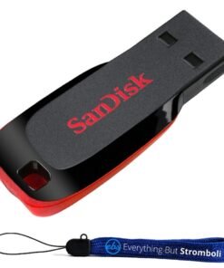 SanDisk Cruzer Blade - Unidad flash USB - 64 GB - USB 2.0 - negro, rojo