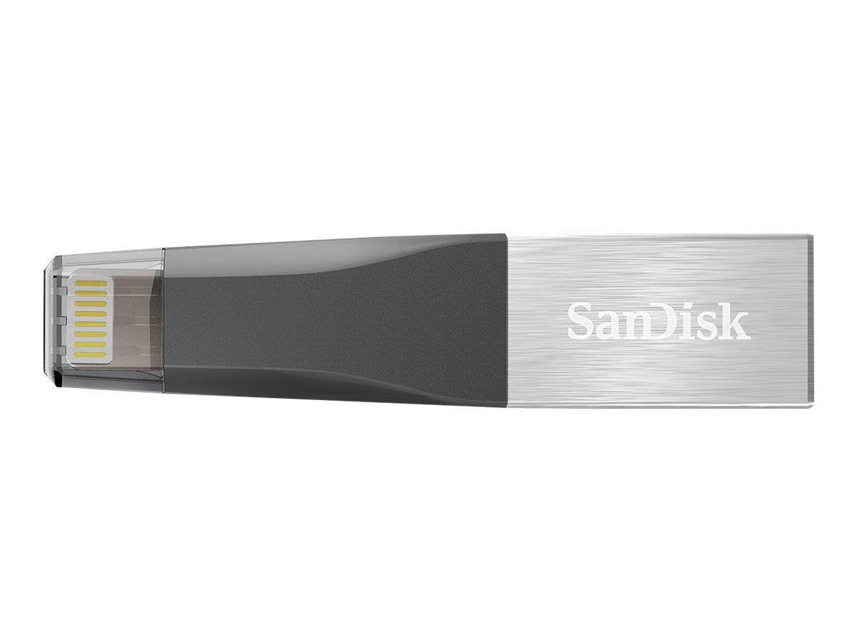 SanDisk iXpand Mini - Unidad flash USB - 64 GB - USB 3.0 / Lightning 1 SanDisk iXpand Mini - Unidad flash USB - 64 GB - USB 3.0 / Lightning