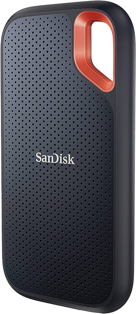 SanDisk Extreme Portable - SSD - cifrado - 2 TB - externo (portátil) - USB 3.2 Gen 2 - AES de 256 bits 1 SanDisk Extreme Portable - SSD - cifrado - 2 TB - externo (portátil) - USB 3.2 Gen 2 - AES de 256 bits