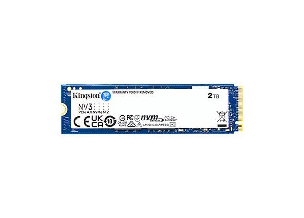Kingston NV3 NVMe M.2 2280 SSD 2TB 1 Kingston NV3 NVMe M.2 2280 SSD 2TB