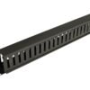 Eaton Tripp Lite Series Rack Enclosure Horizontal Cable Manager (finger duct) 1URM - Conducto de gestión de cables de bastidor con tapa - negro - 1U - 19" 3 Foto SRCABLEDUCT1U 1777825880