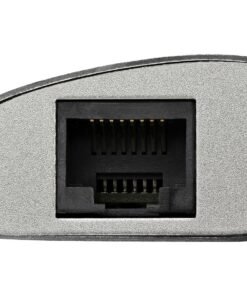 StarTech.com Concentrador de 3 Puertos USB 3.0 con Adaptador de Red Ethernet Gigabit - Hub Portátil de Aluminio - Hub - 3 x SuperSpeed USB 3.0 + 1 x 10/100/1000