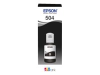 Epson 504 - 127 ml - negro - original - recarga de tinta - para EcoTank L4150, L4160, L4260, L6161, L6171, L6191, L6270; EcoTank ITS L4150, L4160