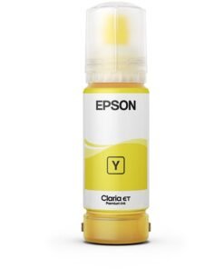 Epson T555 Amarillo Original | Botella de Tinta para EcoTank L8160, L8180
