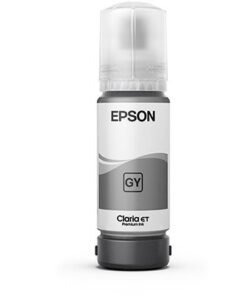 Epson T555 Original Botella de Tinta Gris Foto para EcoTank L8160, L8180