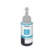 Epson T673 - Botella de Tinta Cian Original - Para EcoTank L1800, L800, L805, L810, L850