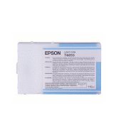 Epson Botella de Tinta Original T673 Cián Claro para Impresoras EcoTank L1800 L800 L805 L810 L850