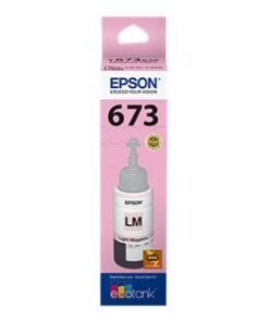 Epson T673 Tinta de Recarga Original Magenta Claro para Epson L1800, L800, L805, L810, L850 y EcoTank L1800