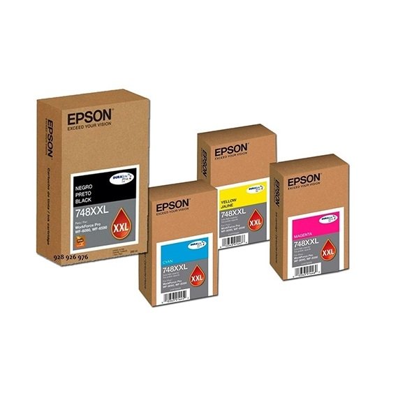 Cartucho de Tinta magenta 748XXL original Epson WorkForce Pro WF-6090 1 Epson 748XXL - XL - magenta - original - blíster con alarmas de RF/acústica - cartucho de tinta - para WorkForce Pro WF-6090, WF-6590, WF-8090, WF-8090 D3TWC, WF-8590, WF-8590 D3TWFC