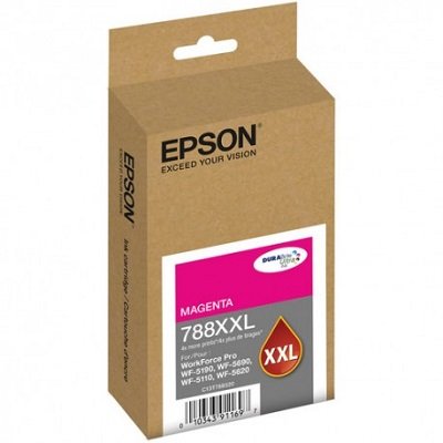 Cartucho de Tinta Magenta XXL para WorkForce WF-5190 Epson T788XXL320-AL 1 Epson - T788XXL320-AL - Magenta - WorkForce WF-5190