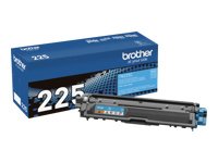 Brother TN225C - Alto rendimiento - cián - original - cartucho de tóner - para Brother HL-3140, HL-3170, HL-3180, MFC-9130, MFC-9330, MFC-9340