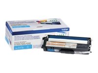Brother TN315C Tóner Original XL Cian Compatible con HL-4150CDN, HL-4570CDW, HL-4570CDWT, MFC-9460CDN, MFC-9560CDW, MFC-9970CDW