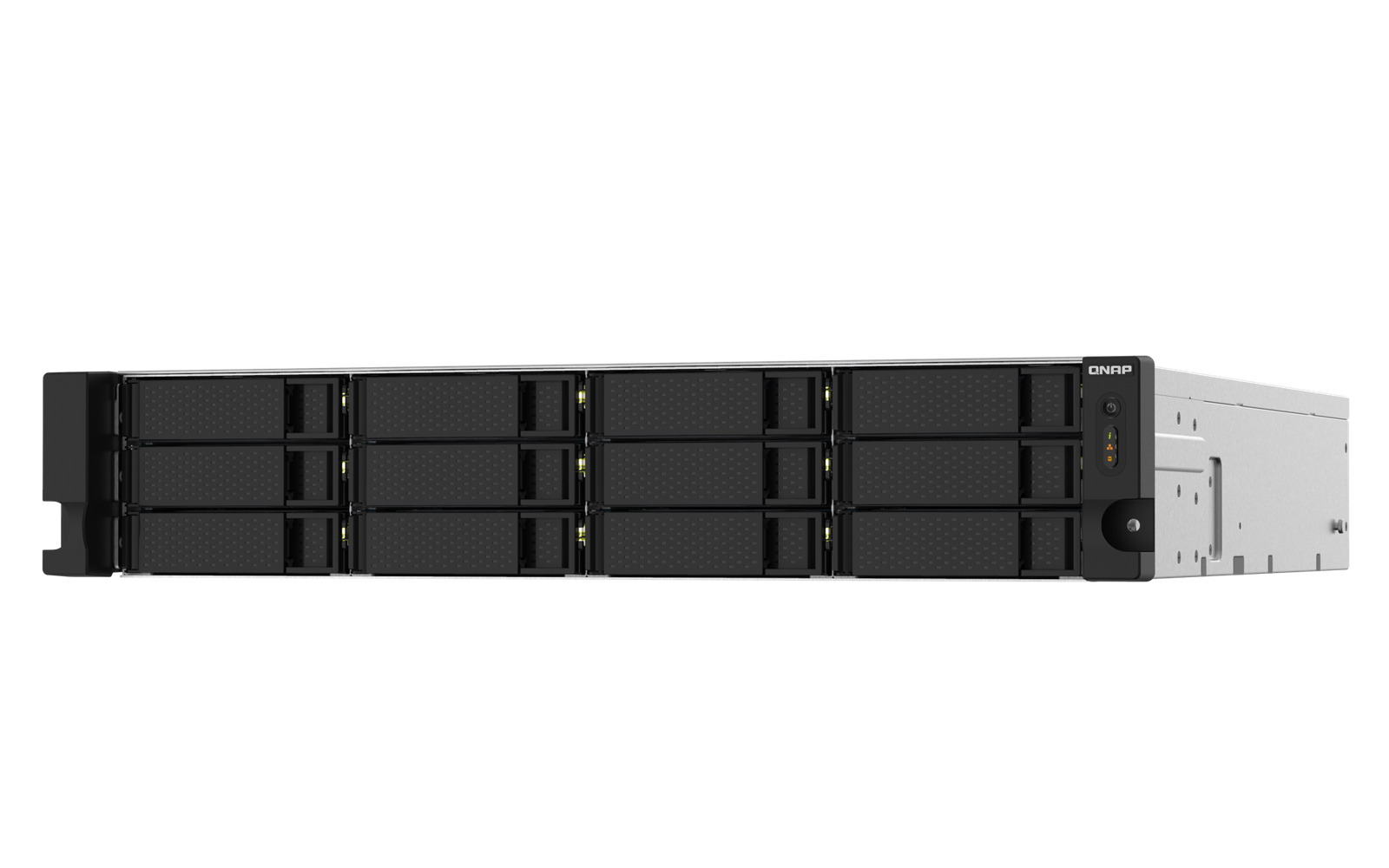 Servidor NAS 12 Bahías Rack 4GB RAM 10GbE RAID QNAP TS-1232PXU-RP 1 QNAP TS-1232PXU-RP - Servidor NAS - 12 compartimentos - montaje en bastidor - SATA 6Gb/s - RAID RAID 0, 1, 5, 6, 10, 50, JBOD, 60 - RAM 4 GB - Gigabit Ethernet / 2.5 Gigabit Ethernet / 10 Gigabit Ethernet - iSCSI soporta - 2U
