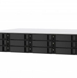 QNAP TS-1253DU-RP - Servidor NAS - 12 compartimentos - montaje en bastidor - SATA 6Gb/s - RAID RAID 0, 1, 5, 6, 10, JBOD, 5 Hot Spare, intercambio en caliente 6, conexión en caliente de recambio, 10 repuesto rápido, 1 repuesto rápido, intercambio en caliente 60 - RAM 4 GB - 2.5 Gigabit Ethernet - iSCSI soporta - 2U