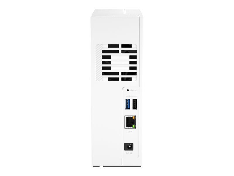 Servidor NAS 1 Bahía SATA 6Gb/s RAM 2GB Gigabit Ethernet RAID iSCSI QNAP TS-133 1 QNAP TS-133 - Servidor NAS - 1 compartimentos - SATA 6Gb/s - RAID 5, 6, 10, 0, 1, 50, 60, JBOD - RAM 2 GB - Gigabit Ethernet - iSCSI soporta