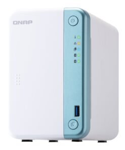 QNAP TS-251D - Servidor NAS - 2 compartimentos - SATA 6Gb/s - RAID RAID 0, 1, JBOD - RAM 2 GB - Gigabit Ethernet - iSCSI soporta