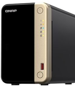 QNAP TS-264 - Servidor NAS - 2 compartimentos - SATA 6Gb/s - RAID 0, 1, 5, 6, 10, 50, JBOD, 60 - RAM 8 GB - 2.5 Gigabit Ethernet - iSCSI soporta
