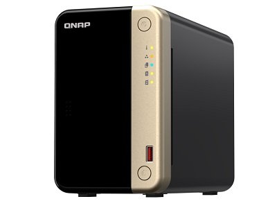 Servidor NAS 2 bahías 8GB RAM 2.5 Gigabit Ethernet QNAP TS-264 1 QNAP TS-264 - Servidor NAS - 2 compartimentos - SATA 6Gb/s - RAID 0, 1, 5, 6, 10, 50, JBOD, 60 - RAM 8 GB - 2.5 Gigabit Ethernet - iSCSI soporta