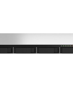 QNAP TS-464U-RP - Servidor NAS - 4 compartimentos - montaje en bastidor - SATA 6Gb/s - RAID 0, 1, 5, 6, 10, JBOD - RAM 8 GB - 2.5 Gigabit Ethernet - iSCSI soporta - 1U