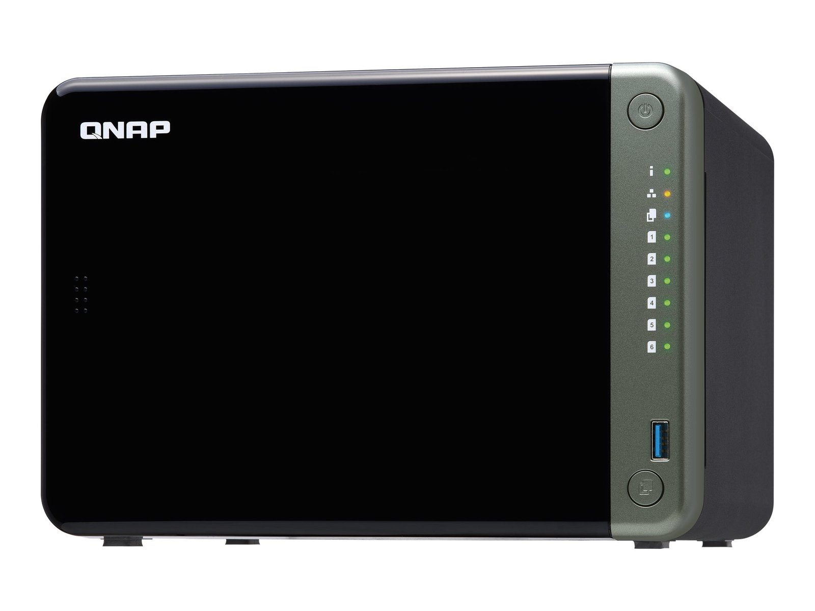 QNAP TS-653D - Servidor NAS - 6 compartimentos - SATA 6Gb/s - RAID RAID 0, 1, 5, 6, 10, 50, JBOD - RAM 8 GB - 2.5 Gigabit Ethernet - iSCSI soporta 1 QNAP TS-653D - Servidor NAS - 6 compartimentos - SATA 6Gb/s - RAID RAID 0, 1, 5, 6, 10, 50, JBOD - RAM 8 GB - 2.5 Gigabit Ethernet - iSCSI soporta