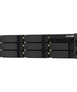 QNAP Servidor NAS Rack 2U 8-Bahías | Ultra Compacto 12" de Profundidad