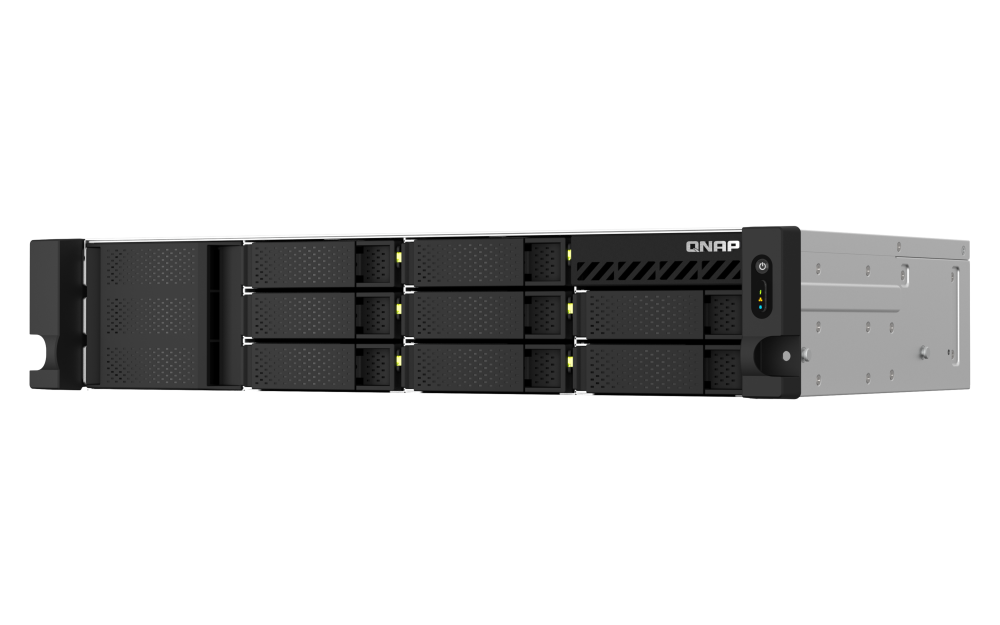 QNAP Servidor NAS Rack 2U 8-Bahías | Ultra Compacto 12" de Profundidad 1 QNAP Servidor NAS Rack 2U 8-Bahías | Ultra Compacto 12" de Profundidad