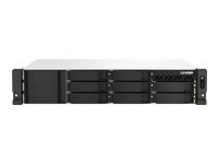 QNAP TS-864eU-RP - Servidor NAS - 8 compartimentos - montaje en bastidor - SATA 6Gb/s - RAID 0, 1, 5, 6, 10, JBOD, 50, 60 - RAM 4 GB - Gigabit Ethernet / 2.5 Gigabit Ethernet - iSCSI soporta - 2U 1 QNAP TS-864eU-RP - Servidor NAS - 8 compartimentos - montaje en bastidor - SATA 6Gb/s - RAID 0, 1, 5, 6, 10, JBOD, 50, 60 - RAM 4 GB - Gigabit Ethernet / 2.5 Gigabit Ethernet - iSCSI soporta - 2U