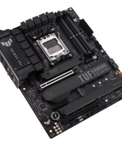 ASUS TUF GAMING X670E-PLUS WIFI - Placa base - ATX - Socket AM5 - AMD X670 Chipset - USB-C 3.2 Gen2, USB-C Gen 2x2, USB 3.2 Gen 1, USB 3.2 Gen 2 - 2.5 Gigabit LAN, Wi-Fi 6E, Bluetooth - Tarjeta gráfica (CPU necesaria) - HD Audio (8-canales)