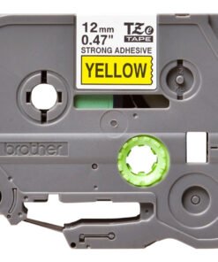 Brother TZe-S631 Cinta Laminada Extra Resistente Negro sobre Amarillo (12mm x 8m) para P-Touch