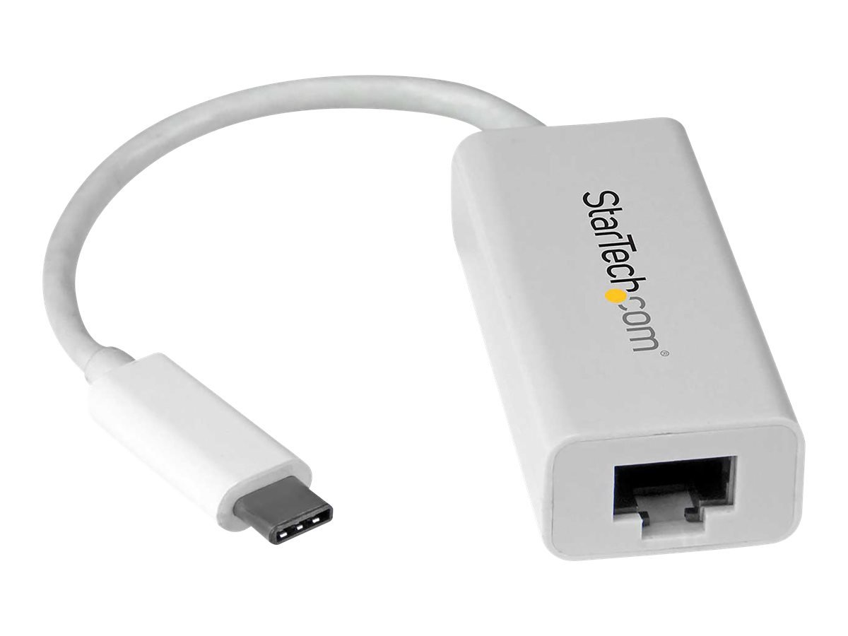 StarTech.com Adaptador de Red Gigabit USB-C - USB 3.1 Gen 1 (5 Gbps) - Blanco - Adaptador de red - USB-C - Gigabit Ethernet - blanco 1 StarTech.com Adaptador de Red Gigabit USB-C - USB 3.1 Gen 1 (5 Gbps) - Blanco - Adaptador de red - USB-C - Gigabit Ethernet - blanco