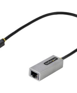 StarTech.com Adaptador USB a Ethernet, USB 3.0 a Ethernet Gigabit de 10/100/1000 para Portátiles, con Cable Incorporado de 30cm, Adaptador USB a RJ45, Adaptador NIC, Adaptador de Red USB (USB31000S2) - Adaptador de red - USB 3.2 Gen 1 - Gigabit Ethernet x 1 - gris espacio