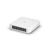 Ubiquiti UniFi Switch Lite USW-Lite-16-POE - Conmutador - Gestionado - 16 x 10/100/1000 (8 PoE+) - sobremesa, montaje en pared - PoE+ (45 W)