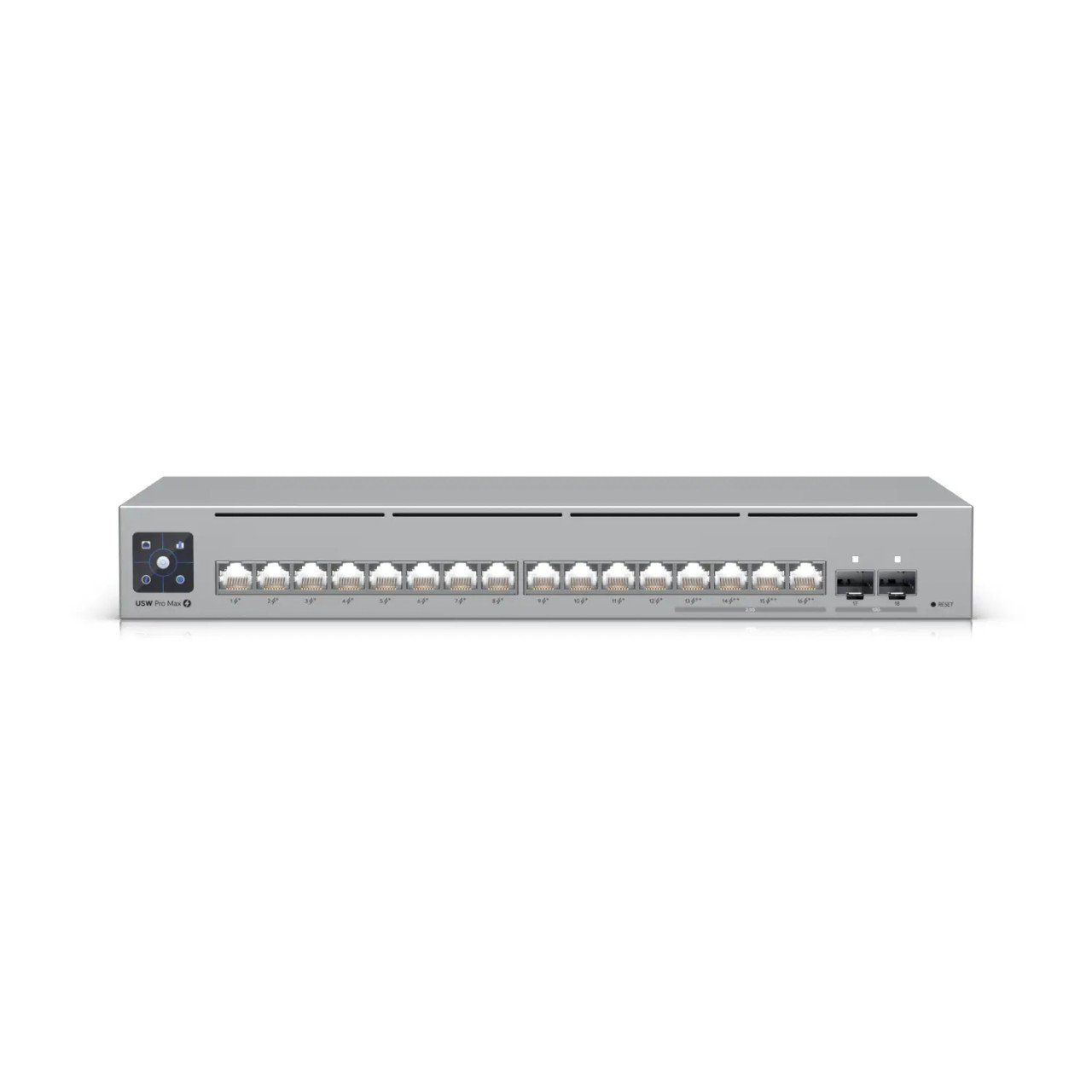Ubiquiti UniFi USW-Pro-Max-16-PoE | 16-Port Managed Layer 3 Switch with PoE++ 1 Ubiquiti UniFi USW-Pro-Max-16-PoE | 16-Port Managed Layer 3 Switch with PoE++
