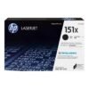 Cartucho de Tóner Original Negro LaserJet Alto Rendimiento HP 151X 3 HP 151X Black Original LaserJet Toner Cartridge