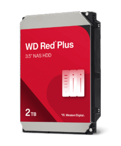 Western Digital WD Red Plus NAS Hard Drive - Hard drive - Internal hard drive - 8 TB - 3.5" - 5640 rpm - Serial ATA - ..