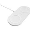 Belkin Dual - Base de carga inalámbrica + adaptador de corriente CA - 10 vatios - blanco