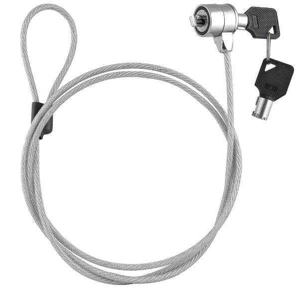 Xtech Cerradura de Cable con Llave Antirrobo | Alta Seguridad XTA-111 1 Xtech Cerradura de Cable con Llave Antirrobo | Alta Seguridad XTA-111