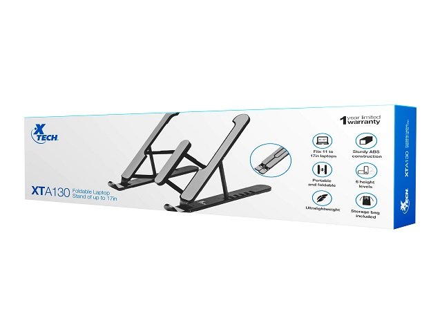 Soporte para Notebook Plegable hasta 17 pulgadas Xtech XTA-130 1 Xtech - Notebook stand - Foldable-17¨ XTA-130