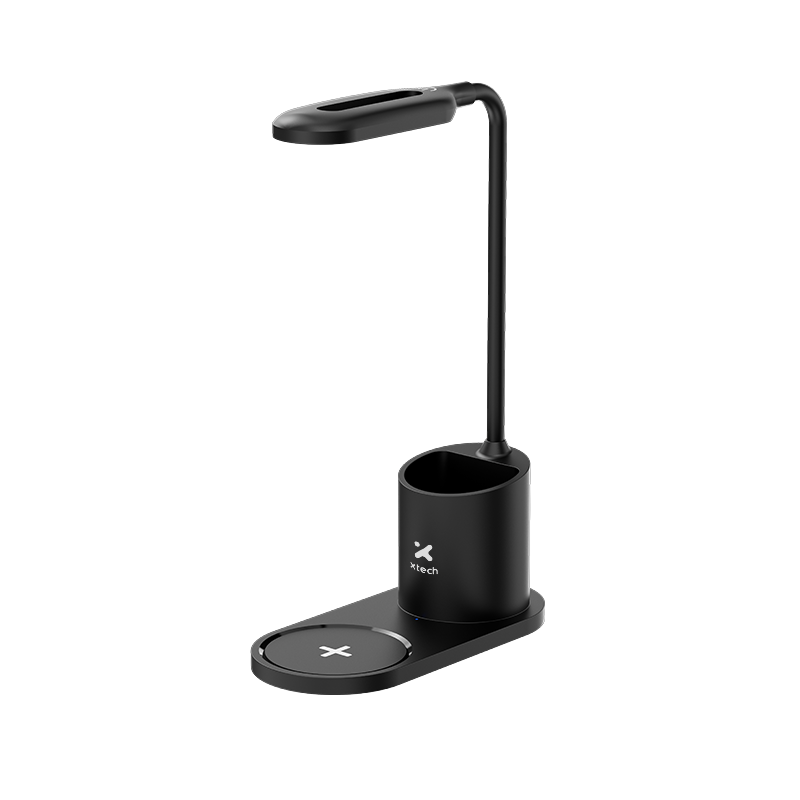 Xtech Lámpara LED de Escritorio 2 en 1 con Cargador Inalámbrico QI XTA-701 1 Xtech Lámpara LED de Escritorio 2 en 1 con Cargador Inalámbrico QI XTA-701