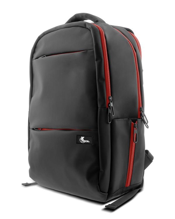 Xtech Insurgent XTB-507 Mochila para laptop 16.5” y accesorios de videojuegos - Nylon durable - Gaming - Color Negro y Rojo - Bolsillo Antirrobo - Panel posterior acolchado con tecnología de ventilación Airflow 1 Xtech Insurgent XTB-507 Mochila para laptop 16.5” y accesorios de videojuegos - Nylon durable - Gaming - Color Negro y Rojo - Bolsillo Antirrobo - Panel posterior acolchado con tecnología de ventilación Airflow