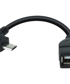 Xtech XTC360 Adaptador USB Hembra a Micro USB Macho - Conector Angulado - 13.5 cm