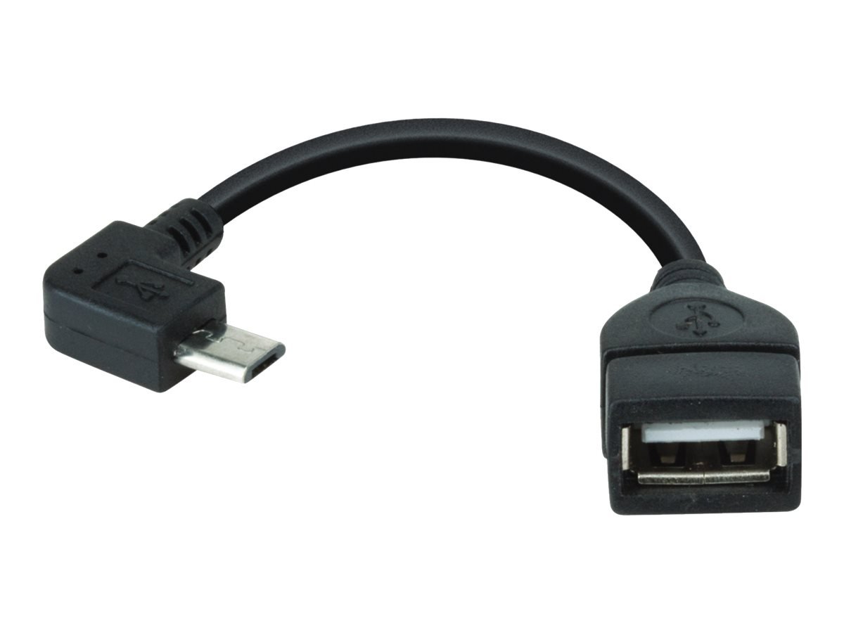 Xtech XTC360 Adaptador USB Hembra a Micro USB Macho - Conector Angulado - 13.5 cm 1 Xtech XTC360 Adaptador USB Hembra a Micro USB Macho - Conector Angulado - 13.5 cm