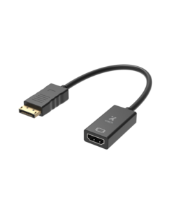 Xtech Convertidor DisplayPort a HDMI - Adaptador DP (Macho) a HDMI (Hembra) - Negro XTC-378